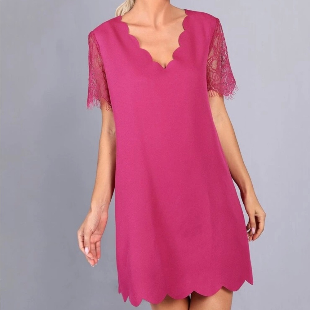 Scallop dress